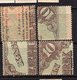 SURCHARGED 1920 Complete Set VF MNH!! Mi. 65-8 (36) - Latvia