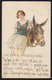 BOMPARD - YOUNG LADY With DONKEY - ART DECO OLD POSTCARD (see Sales Conditions) - Bompard, S.