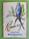Carte Parfumée - Petit Calendrier 1961 - Parfum Ramage - Bourjois - Maison Vidal - 39 Rue Droite - Millau (Aveyron) - Kleinformat : 1961-70