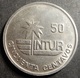 Cuba Intur 50 Centavos 1989 KM#461 Top Grade Rare! - Cuba