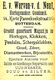 Early Advertisement Card,  Girl In Boat, Werven V.d.Neut,Horlogemaker Rotterdam - Andere & Zonder Classificatie