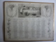ALMANACH  Calendrier  1869  2 SEMESTRIELS Recto Verseau   Allégorie Enfantine A Table , Baignoire    Et Arabesque - Grand Format : ...-1900