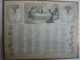ALMANACH  Calendrier  1869  2 SEMESTRIELS Recto Verseau   Allégorie Enfantine A Table , Baignoire    Et Arabesque - Grand Format : ...-1900