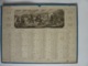 ALMANACH  Calendrier  1851  Semestriel Recto-Verseau  Lithographies  ELLEGORIE  Bataille De Wagram Et  De Rivoli - Grand Format : ...-1900