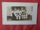 RPPC   Group Photo With Boy On Crutches     Ref 3177 - To Identify