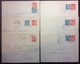 PEPO6 Entiers Postaux 6 Enveloppes Iris Saône Et Loire + Haute Saône Demigny Vitrey Sur Mancé Port Sur Saône - Enveloppes Repiquages (avant 1995)