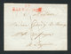 FRANCE 1811 Marque Postale Rouge BAR SUR ORNAIN (53) Du 6/6/1811 Texte Complet Pour LONGUION Longuyon Meurthe & Moselle - 1801-1848: Précurseurs XIX