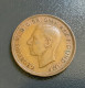 GRAN BRETAGNA  - ENGLAND  1943  Moneta 1/2 PENNY Giorgio VI - 1/2 Penny & 1/2 New Penny