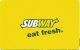 Subway Gift Card - Gift Cards