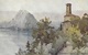 Monte San Salvatore Lago Di Lugano By Ella Du Cane Unused C1920 A&C Black Italian Lakes - Other & Unclassified