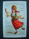 CHROMO Lith F Appel : A LA VILLE DE SAINT DENIS / COSTUME : RUSSE / Victorian Trade Card - Autres & Non Classés