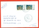 France 1986. Painting F.Lezhe. The Envelope Passed Mail. Airmail. - Radsport