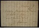 Belley, (Ain)  Port Payé P N°1 P/ BELLEY Sur Une Jolie Lettre Pour Livourne (Italie), Cachet D'arrivée Livorno Au Revers - 1801-1848: Précurseurs XIX