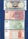 Congo  -  Lot De 4 Billets - République Démocratique Du Congo & Zaïre