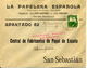 AMB Norte-Expreso, Carta De Tolosa A San Sebastian 1937 Ambulante, Censura, Guerre Espagne. Voir 2 Scan - Marques De Censures Nationalistes