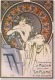 Alphonse Mucha Toutes Les Oeuvres De Mucha, 1898 Advertising Postcard : Size 15x10 Cm. Aprox. - Publicidad