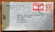 ARGENTINA ENVELOPE PAR AVION  FROM BUENOS AIRES TO ROSELLE U.S.A. THE 26/5/45  CON CENSURA - Buenos Aires (1858-1864)