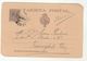 1894 CADIZ Spain Postal STATIONERY Card  To Germany  Cover Stamps - Covers & Documents