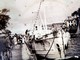 Belle Double Photo Ancienne Pornic Loire Atlantique 44 Années 1920 !!! Bateau Voilier Commerces - Pornic