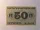 Allemagne Notgeld Frankenberg 50 Pfennig - Collections