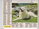 CALENDRIER ALMANACH DES PTT 2000 CHIEN DES PYRENEES JUMENT ET SON POULAIN - Grand Format : 1991-00