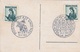 Österreich 1953 - 2 X 5 Gro Trachten + 2 Sonderstempel POSTDIENST ALT UND NEU Auf Fotokarte LONDON - PARLAMENT, - Briefe U. Dokumente