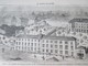 Gravure 1867 Ecole Rue Des AMANDIERS PARIS     75020 - District 11