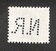 Perfin/perforé/lochung Switzerland No YT135 Ou 129? 1909-1910 The Son Of W. Tell  N.R.  National - Registrierkassen - Perforadas