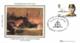 UK 1982 Mi. 921 FDC Silk, Maritime England, Lord John Arbuthnot Fisher, Ship Dreadnought, Jutland - Ships