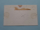 E. DUCLOS Rue Ste Marguerite N° 1 à GAND - Magasinde Draps Etc...( Porcelein / Porcelaine ) Formaat +/- 5,5 X 8,5 Cm.! - Tarjetas De Visita