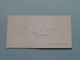 H L ENGELBOS Pharmacien - Rue D'OR 35 à BRUXELLES ( Porcelein / Porcelaine ) Formaat +/- 8,5 X 4,5 Cm.! - Cartes De Visite