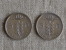 2 Piéces De 5 Francs Belgique 1950 Et 1958. Voir Verso. - 5 Franc