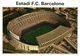 Spain, BARCELONA, Estadio Nou Camp (1980s) Stadium Postcard (4) - Fútbol