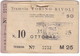 TRAMVIA TRAMWAY  TORINO - RIVOLI  - TESSERA  - BIGLIETTI - TICKETS  - ABBONAMENTO 1943 - - Europa