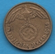 DEUTSCHES REICH 5 REICHSPFENNIG 1938 A KM# 91 (svastika) - 5 Reichspfennig