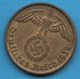 DEUTSCHES REICH 10 REICHSPFENNIG 1938 B KM# 91 (svastika) - 10 Reichspfennig
