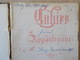 1865- 1890 Rare Cahier écolier Cartonné Couverture Médaillon Doré Léopold II Année Scolaire 1890-1891 - Andere & Zonder Classificatie