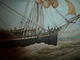 Trois Mâts LA HENRIELLE,Capitaine Louis Guion (Portrait Navire Sur Support Bristol ,dimension Hors-tout = 48cm X 36cm - Maritime Decoration