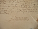 Armée De Bourgogne Pièce Velin Signée 15/09/ 1542 + Sceau Sous Papier Jehan De Vauguyon écuyer Quittance Paiement Troupe - Documents