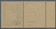 Dt. Besetzung II WK - Frankreich - Festung Lorient: 1945, 4,50 Fr Schwarzgrün Pétain, Mit Leerfeld L - Besetzungen 1938-45