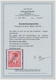 Dt. Besetzung II WK - Serbien: 1941, 0,50 D Rotorange Freimarke, Mit Abart FEHLENDER Netzüberdruck, - Besetzungen 1938-45