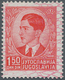 Dt. Besetzung II WK - Serbien: 1941, 1,50 D Dunkelrosa, Netz Hellrosalila, Diagonaler Aufdruck "SERB - Occupation 1938-45