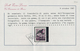 Dt. Besetzung II WK - Serbien: 1942, 10 D Auf 12 D Dunkelpurpurviolett Flugpostmarke, OHNE NETZÜBERD - Besetzungen 1938-45