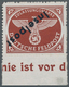 Feldpostmarken: 1944, Vucovar Zulassungsmarke Mit KOPFSTEHENDEM Diagonalen Schwarzen Aufdruck "Insel - Sonstige & Ohne Zuordnung