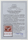 Feldpostmarken: 1944, Vucovar Zulassungsmarke Mit KOPFSTEHENDEM Diagonalen Schwarzen Aufdruck "Insel - Autres & Non Classés