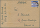 Feldpostmarken: 1944, Insel Kreta, INSELPOST-Zulassungsmarke Mit Roten Aufdruck, Gezähnt, Entwertet - Other & Unclassified