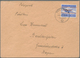 Feldpostmarken: 1944, Insel Kreta, INSELPOST-Zulassungsmarke Mit KOPFSTEHENDEM Roten Aufdruck, Entwe - Other & Unclassified