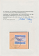 Feldpostmarken: 1944, Insel Kreta, INSELPOST-Zulassungsmarke Mit KOPFSTEHENDEM Roten Aufdruck, Entwe - Sonstige & Ohne Zuordnung
