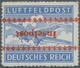 Feldpostmarken: 1944, Insel Kreta, INSELPOST-Zulassungsmarke Mit KOPFSTEHENDEM Roten Aufdruck Auf Du - Autres & Non Classés