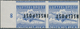 Feldpostmarken: 1944, Insel Rhodos, Inselpost-Zulassungsmarke, Durchstochen, Waagerechtes Paar Vom L - Other & Unclassified